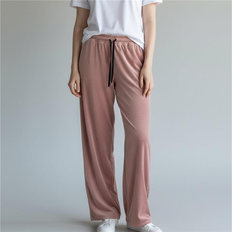 pantalone in ciniglia con laccio aurelia